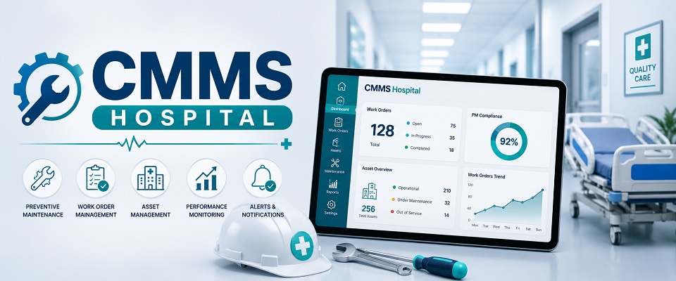 CMMS Hospital — biomedical and facility maintenance management software