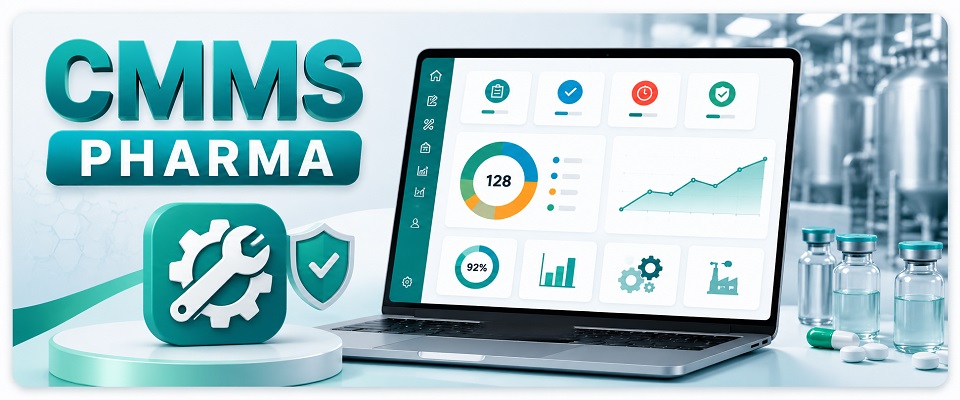 CMMS Pharma — computerized maintenance management system for pharmaceutical manufacturing