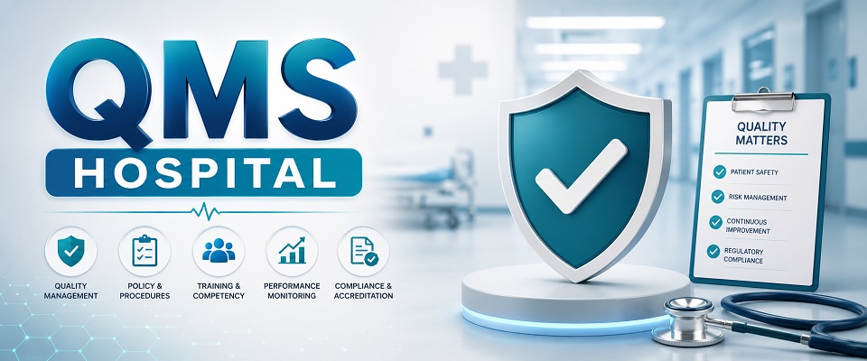 QMS Hospital — quality management and JCI/CBAHI accreditation software for hospitals