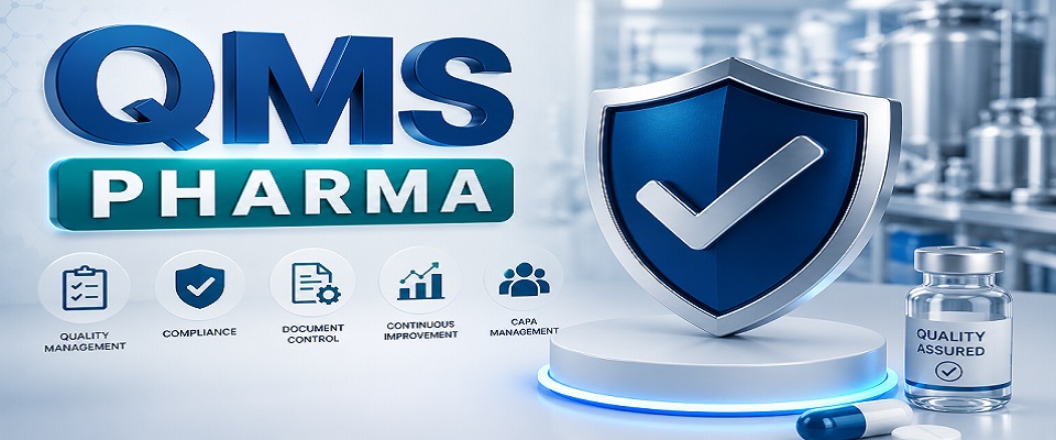 QMS Pharma — quality management system for pharmaceutical manufacturing